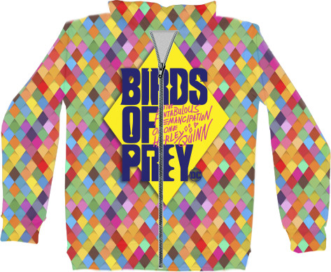 Unisex Zip-through Hoodie 3D - Birds Of Pray & HQ - Mfest