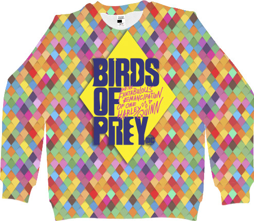 Men's Sweatshirt 3D - Birds Of Pray & HQ - Mfest