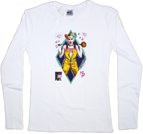 Women's Longsleeve Shirt - Харли Квинн BOP - Mfest