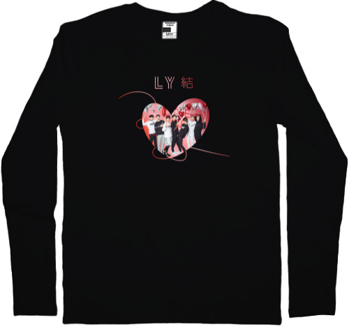 Men's Longsleeve Shirt - BTS Heart - Mfest