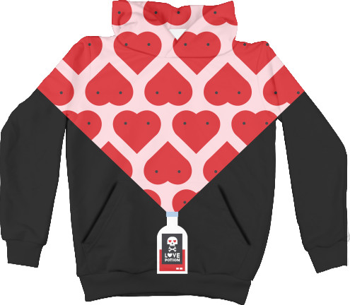 Unisex Hoodie 3D - Love potion - Mfest