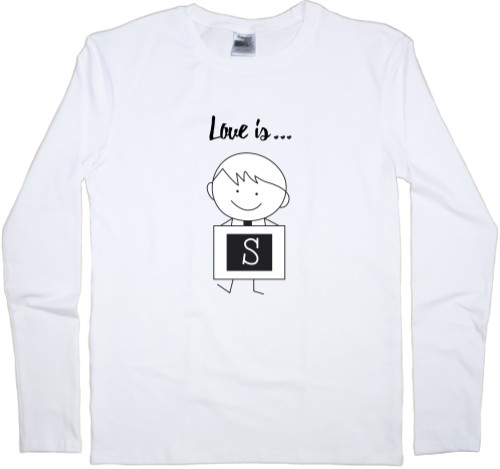 Men's Longsleeve Shirt - Love is Us Он - Mfest