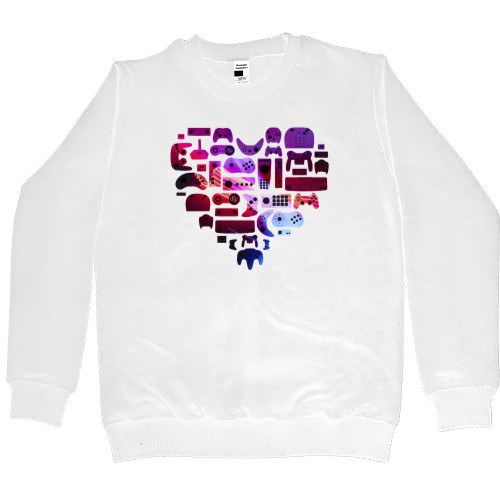 Kids' Premium Sweatshirt - Сердце геймера - Mfest