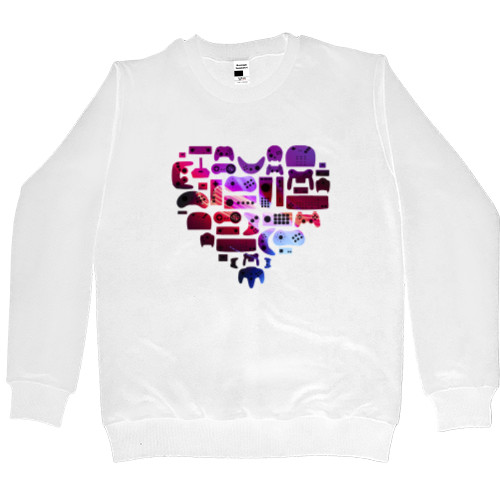 Men’s Premium Sweatshirt - Сердце геймера - Mfest