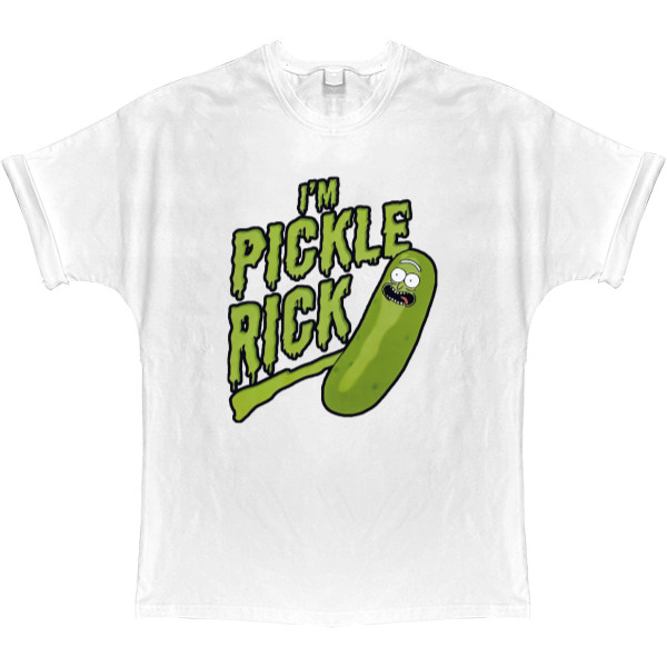 Футболка Оверсайз - I'm Pickle Rick - Mfest