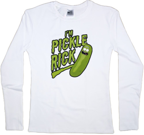 Лонгслив Женский - I'm Pickle Rick - Mfest