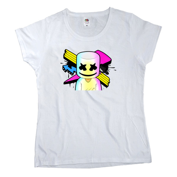 Women's T-shirt Fruit of the loom - Marshmello 23 - Mfest