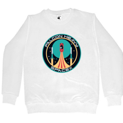 Men’s Premium Sweatshirt - Falcon heavy spacex - Mfest