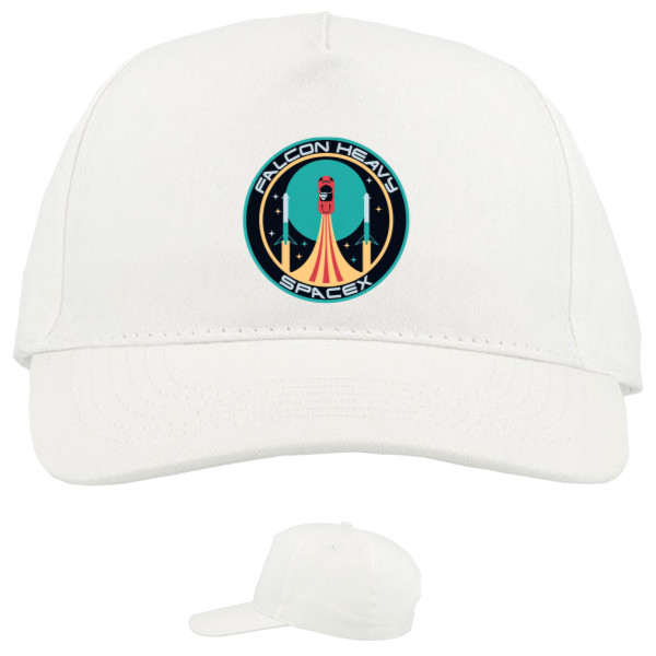 Baseball Caps - 5 panel - Falcon heavy spacex - Mfest