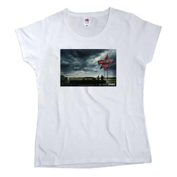 Women's T-shirt Fruit of the loom - American Gods 5 - Mfest