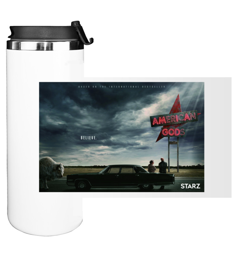 Water Bottle on Tumbler - American Gods 5 - Mfest