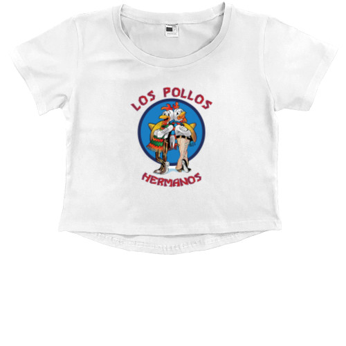 Kids' Premium Cropped T-Shirt - Los Pollos Hermanos - Mfest