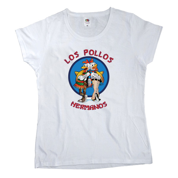 Women's T-shirt Fruit of the loom - Los Pollos Hermanos - Mfest