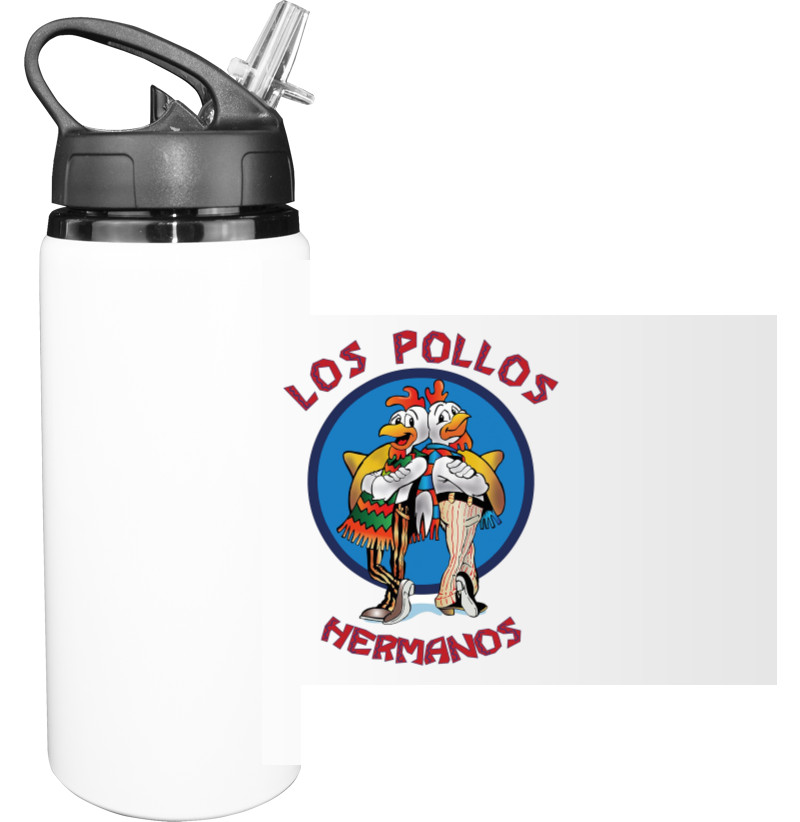 Sport Water Bottle - Los Pollos Hermanos - Mfest