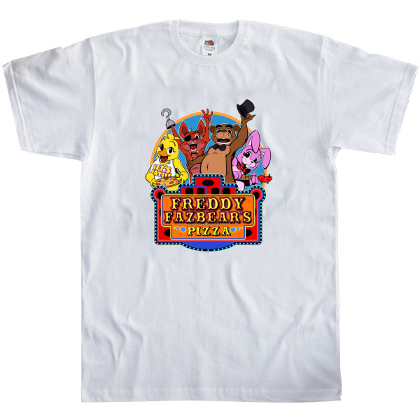 Men's T-Shirt Fruit of the loom - Five Nights at Freddy's 5 - Mfest