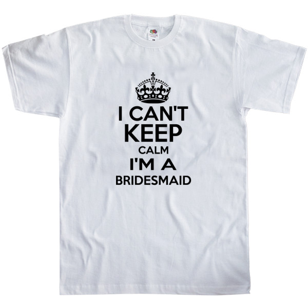 Men's T-Shirt Fruit of the loom - Im a bridesmaid - Mfest