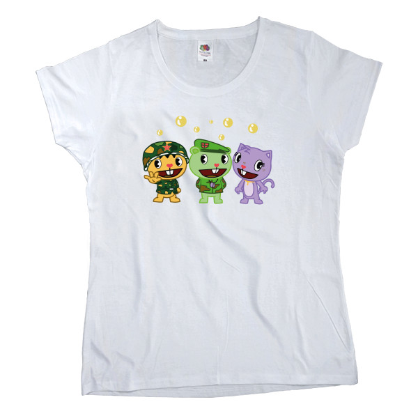 Women's T-shirt Fruit of the loom - happy tree friends - Mfest