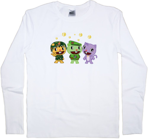 Kids' Longsleeve Shirt - happy tree friends - Mfest