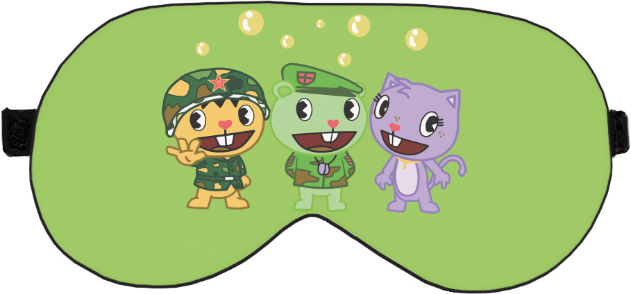 Sleep Mask 3D - happy tree friends - Mfest