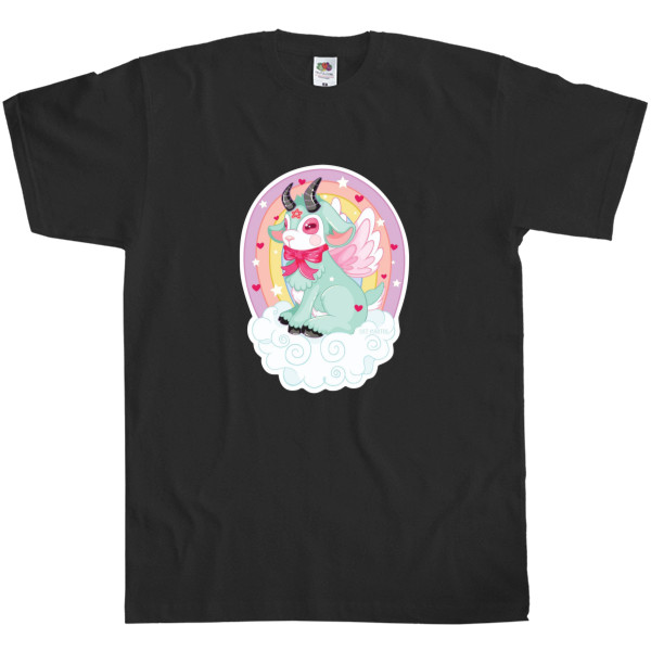 Men's T-Shirt Fruit of the loom - Kawaii Baby Baphomet - Mfest