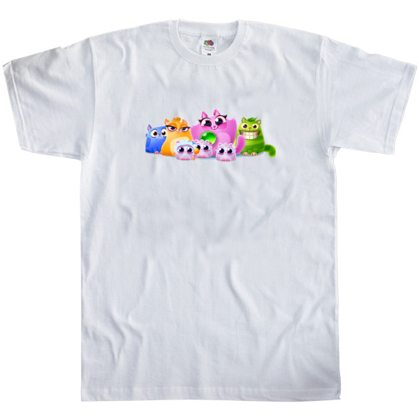 Men's T-Shirt Fruit of the loom - Pop Cat / Pop Cats - Mfest