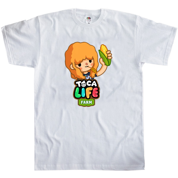 Toca Boca - Men's T-Shirt Fruit of the loom - Toca Boca farm - Mfest