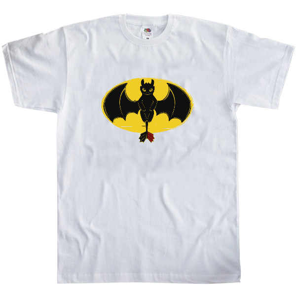 Men's T-Shirt Fruit of the loom - Toothless Batman - Mfest