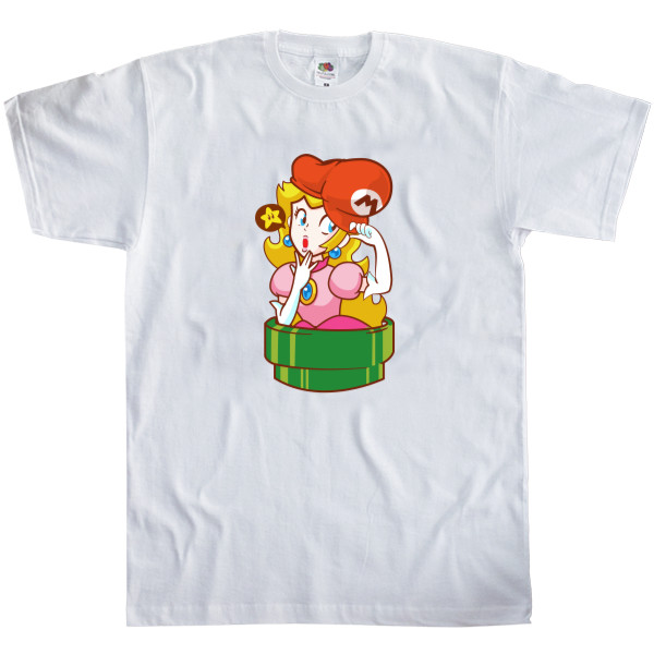 Men's T-Shirt Fruit of the loom - Princess Peach - Mfest