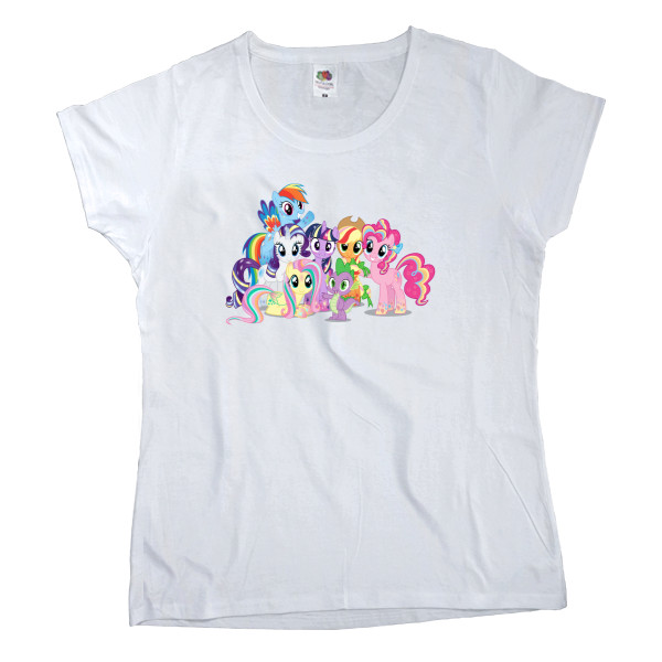 Women's T-shirt Fruit of the loom - My little pony 4 - Mfest