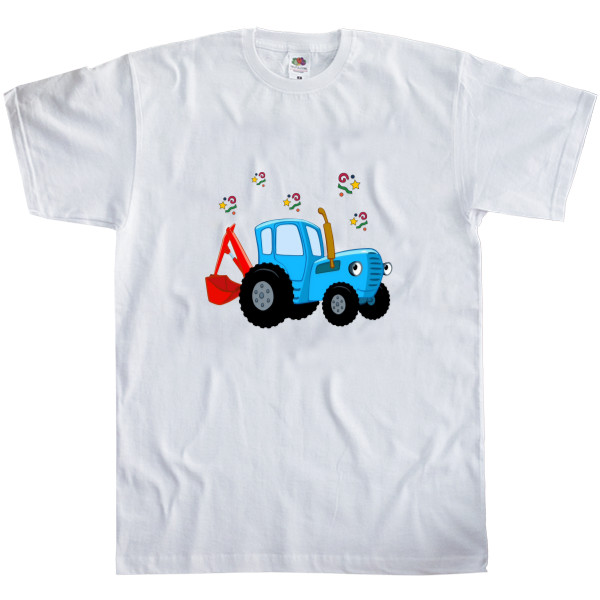 Men's T-Shirt Fruit of the loom - Blue Tractor 2 - Mfest