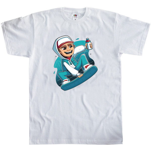 Men's T-Shirt Fruit of the loom - Subway surfers Jake - Mfest