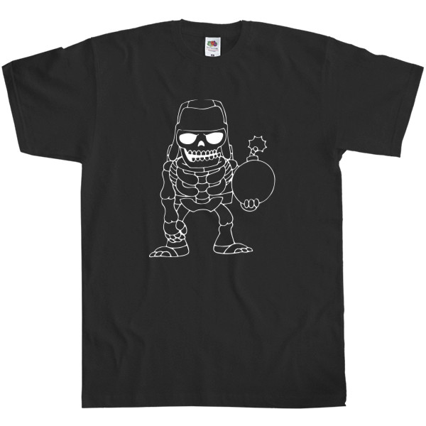 Men's T-Shirt Fruit of the loom - Skeleton Giant - Mfest