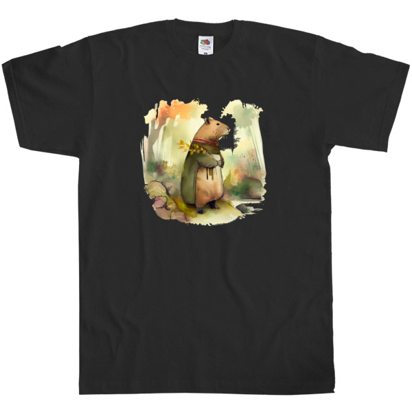 Men's T-Shirt Fruit of the loom - fantasy capybara - Mfest