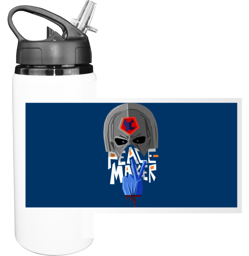 Sport Water Bottle - peacemaker logo - Mfest