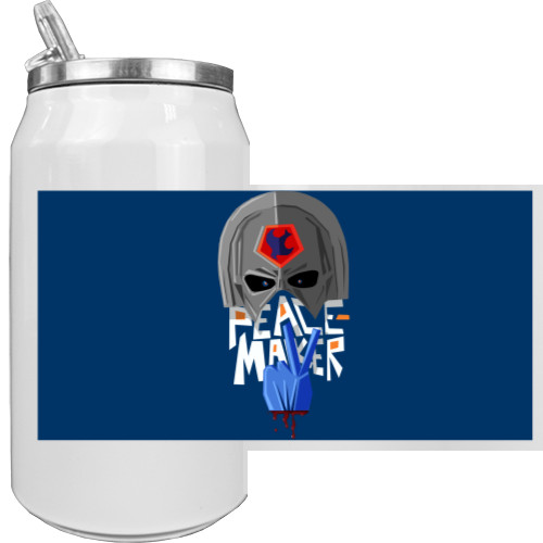 Aluminum Can - peacemaker logo - Mfest