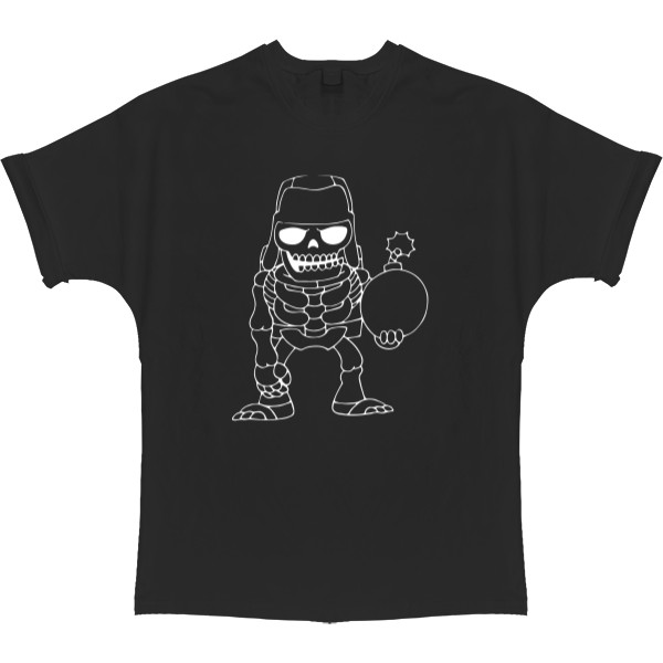 T-shirt Oversize - Skeleton Giant - Mfest