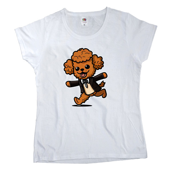 Women's T-shirt Fruit of the loom - toy poodle - Mfest