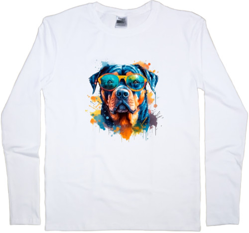 Kids' Longsleeve Shirt - Rottweiler 8 - Mfest