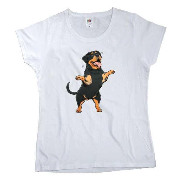 Women's T-shirt Fruit of the loom - Rottweiler 13 - Mfest