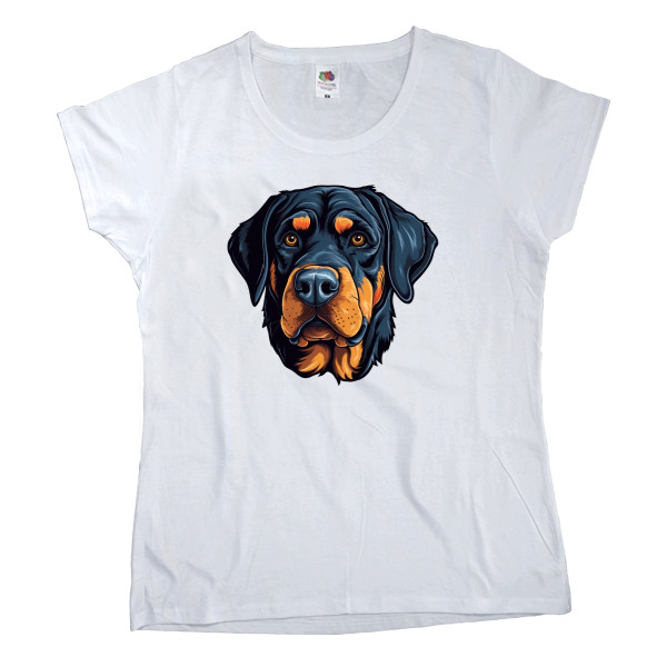 Women's T-shirt Fruit of the loom - Rottweiler 11 - Mfest