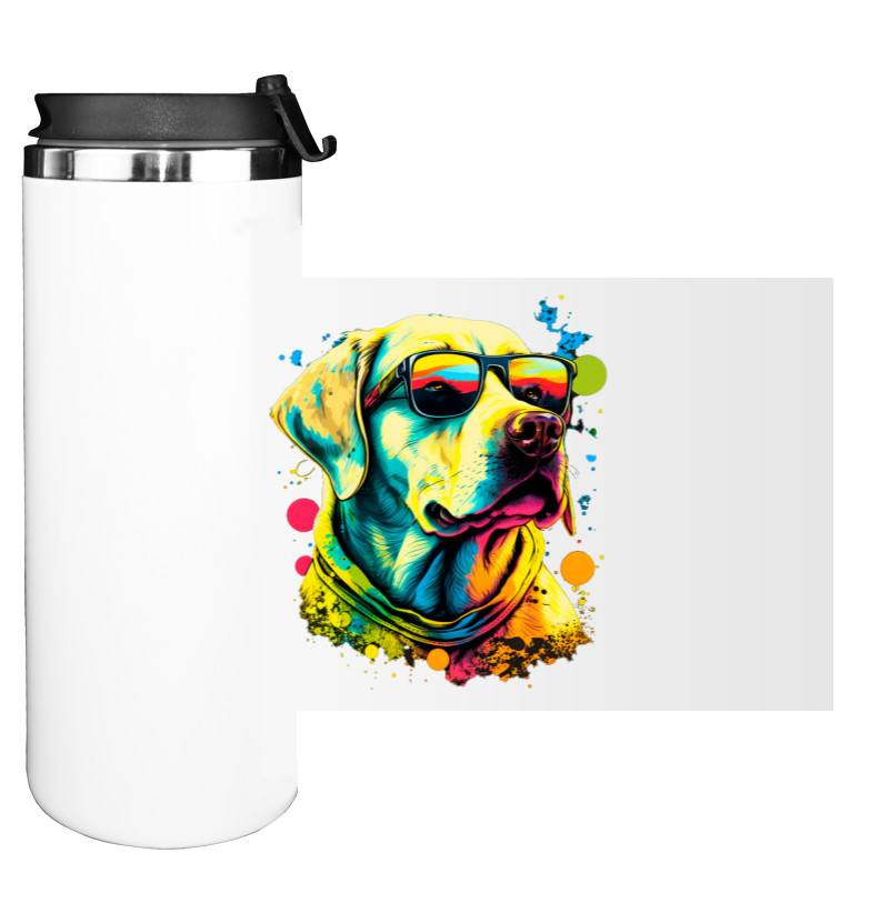 Water Bottle on Tumbler - Labrador 9 - Mfest