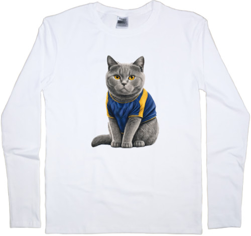 Kids' Longsleeve Shirt - british shorthair gut 4 - Mfest