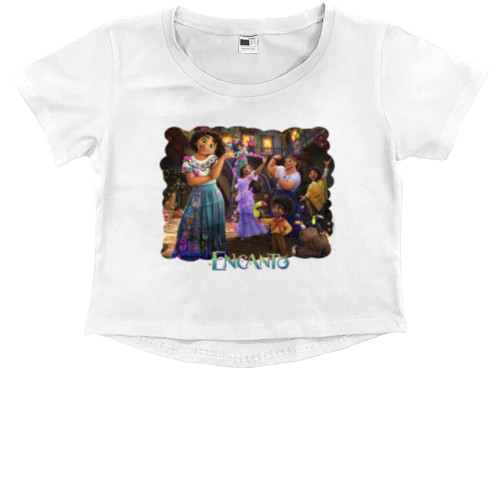 Kids' Premium Cropped T-Shirt - Encanto - Mfest