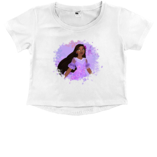 Kids' Premium Cropped T-Shirt - Isabel - Mfest