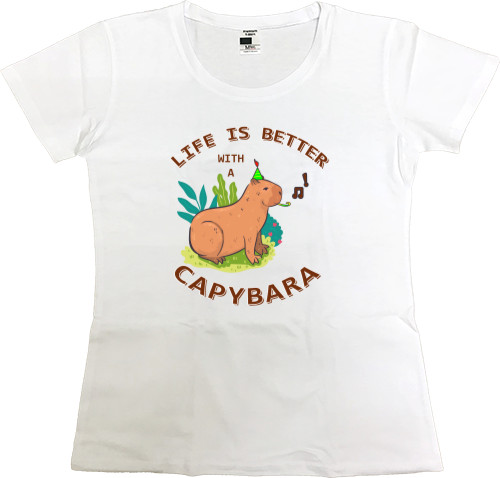 With capibara life is more beautiful