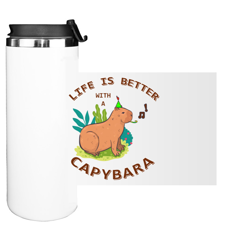 With capibara life is more beautiful