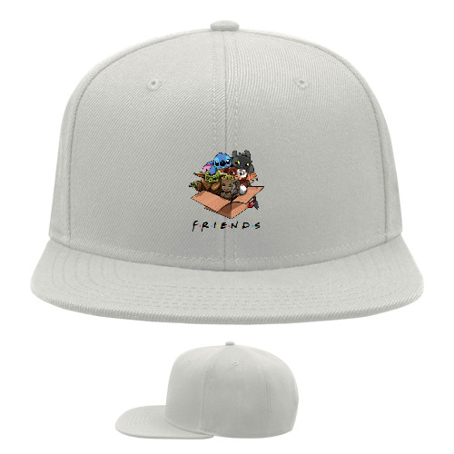 Snapback Baseball Cap - Yak Tidy Dragon Friends - Mfest