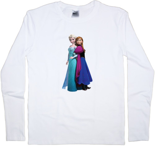 Men's Longsleeve Shirt - Elsa and Anna - Mfest