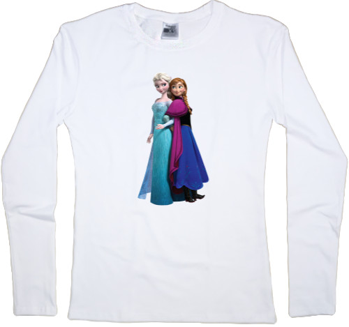 Women's Longsleeve Shirt - Elsa and Anna - Mfest