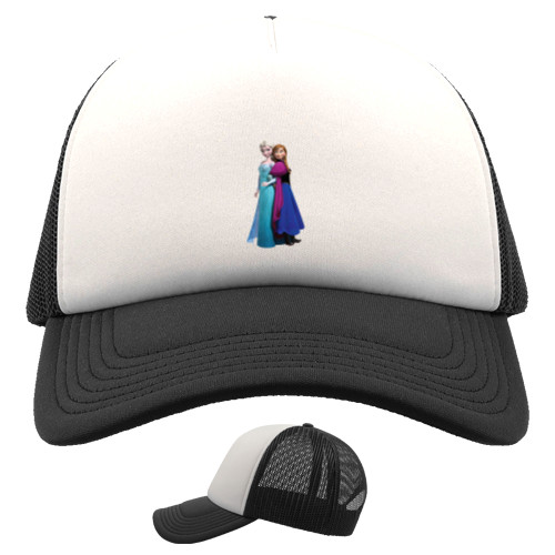 Kids' Trucker Cap - Elsa and Anna - Mfest